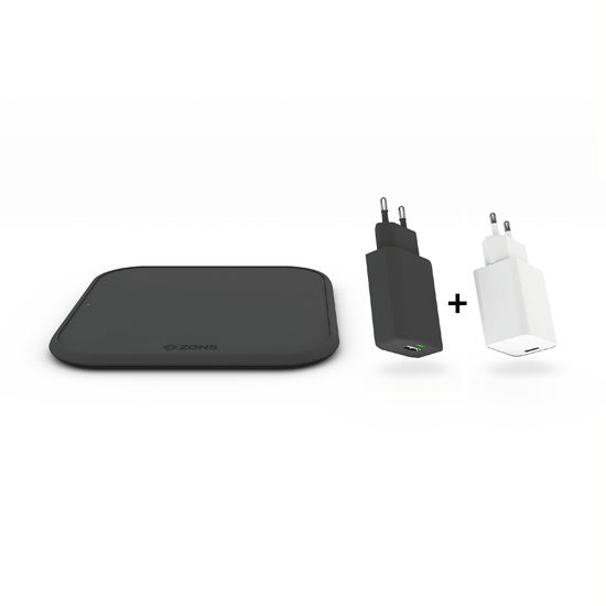 ZENS iPhone Starter Kit - Single Wireless 10W + 18W USB-C PD charger 
