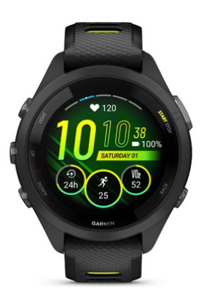 Garmin Forerunner 265S, Black/Amp Yellow