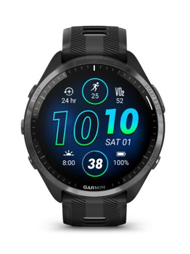 Garmin Forerunner 965, Black/Powder Gray