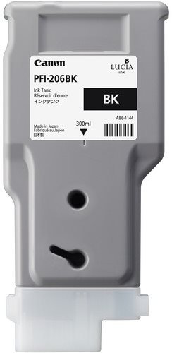 Náplň CANON PFI-206BK Black pre iPF 6400/6400s/6450 (300ml)