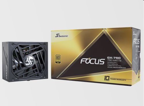 Seasonic FOCUS GX GOLD 750W ATX 3.0, PCIe 5.0, modular