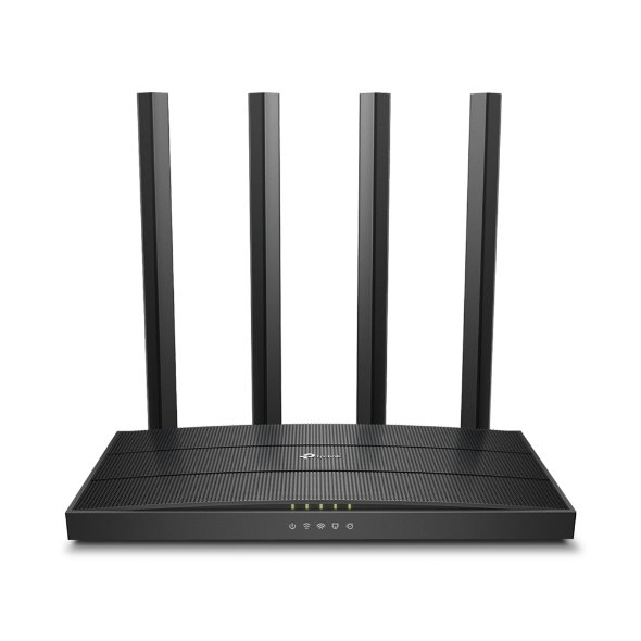 tp-link Archer C6 AC1200 Dual-Band Wi-Fi Router, 867Mbps at 5GHz + 300Mbps at 2.4GHz,  5 Gigabit Ports, 4  antennas, Bea