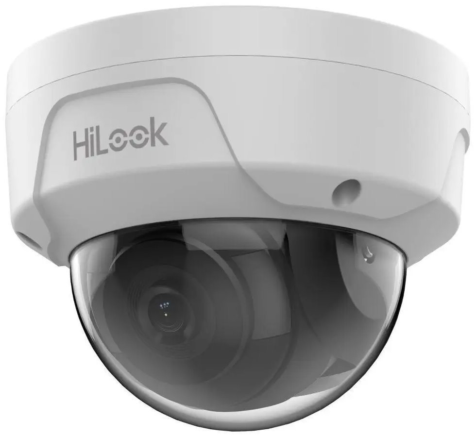 Hikvision HiLook IP kamera IPC-D140H(C)/ Dome/ rozlíšenie 4Mpix/ objektiv 2.8mm/H.265+/krytí IP67 IK10/IR až 30m/kov+pla