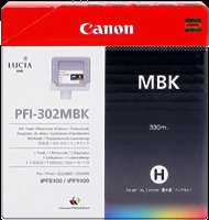 Náplň CANON PFI-302MBK matte black iPF 8100/9100 (330ml)