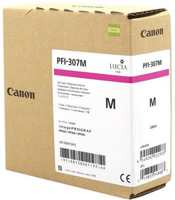 Náplň CANON PFI-307M magenta iPF 830/840/850 (330ml)