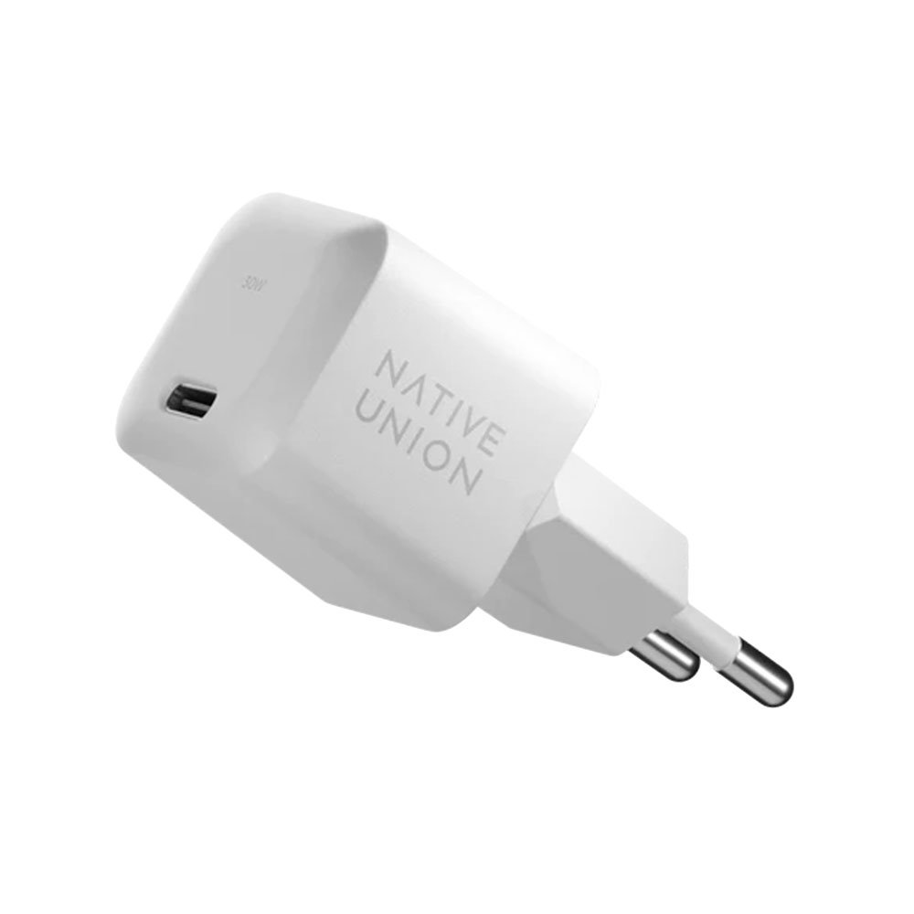 Native Union Fast GaN USB-C PD 30W Wall Charger – White