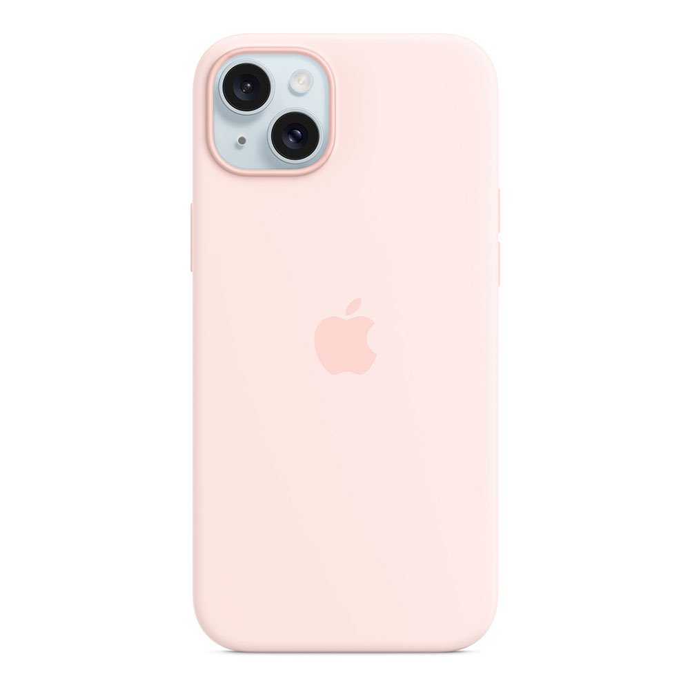 iPhone 15 Plus Silicone Case with MagSafe - Light Pink