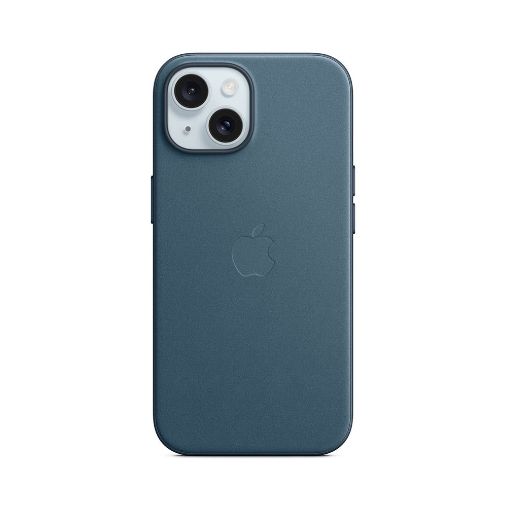 iPhone 15 FineWoven Case with MagSafe - Pacific Blue