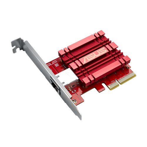 ASUS XG-C100C v2 10GBase-T PCIe Network Adapter, compatibility 5/2.5/1/0,1Gbps, QoS, Windows and Linux Kernel 4.4 supp