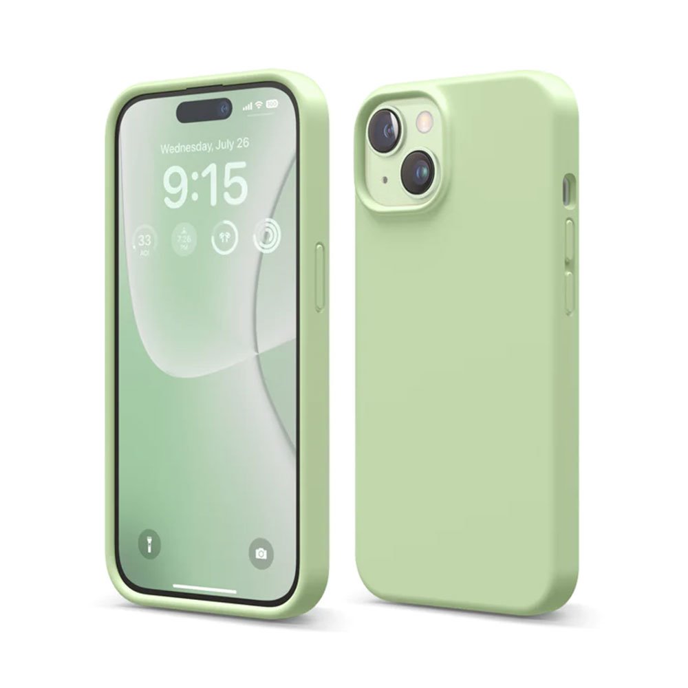 Elago kryt Silicone Case pre iPhone 15 - Pastel Green