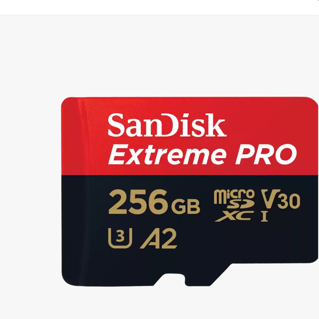 SanDisk Extreme PRO 256GB microSD card