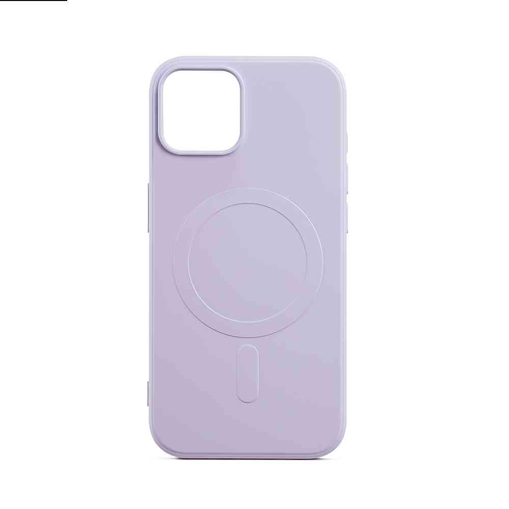 Aiino - Alma Recycled case with magnet for iPhone 15 - Lilac
