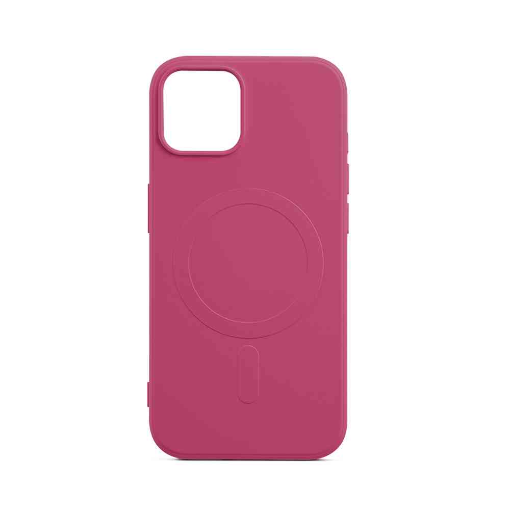 Aiino - Alma Recycled case with magnet for iPhone 15 - Cherry