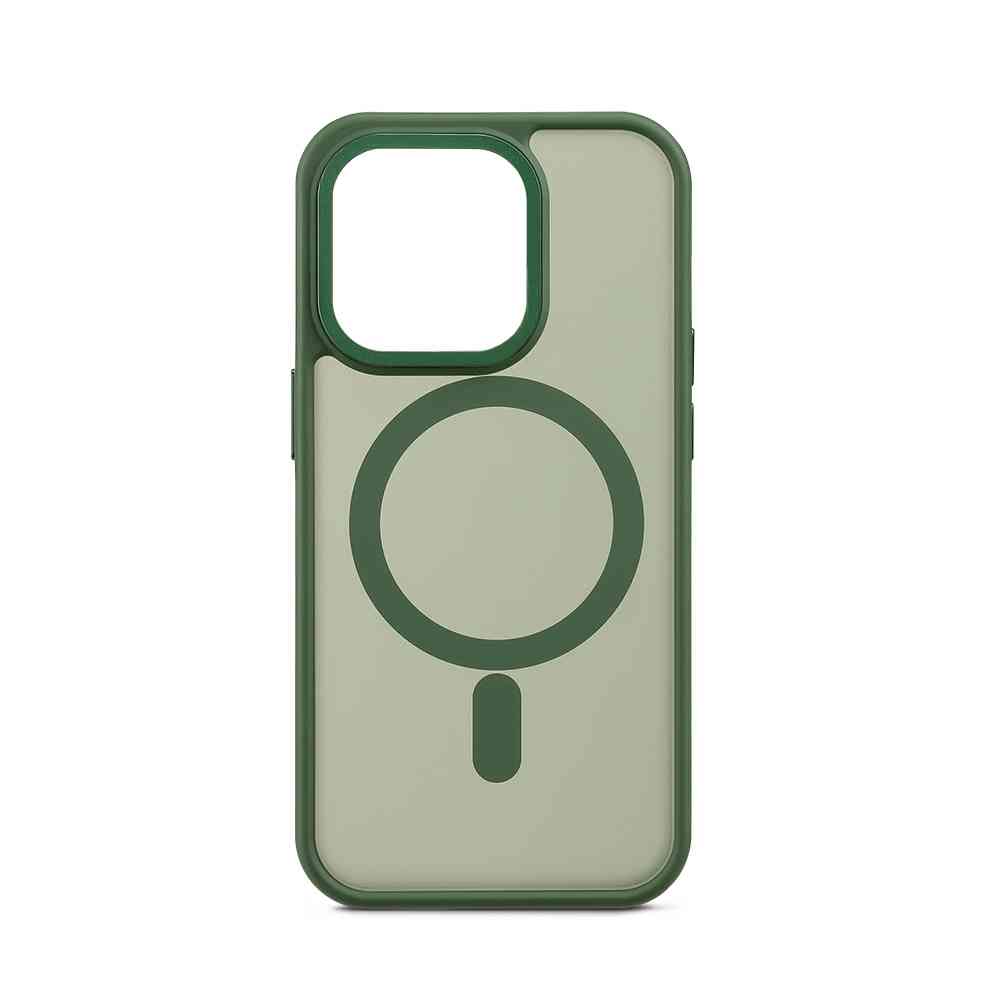 Aiino - Berry Protective case with magnet for iPhone 15 Pro Max - Green
