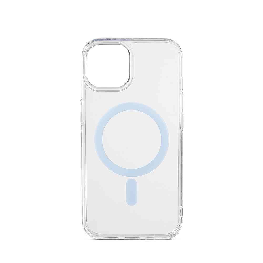 Aiino - Frozen Case with magnet for iPhone 15 Plus - Light Blue