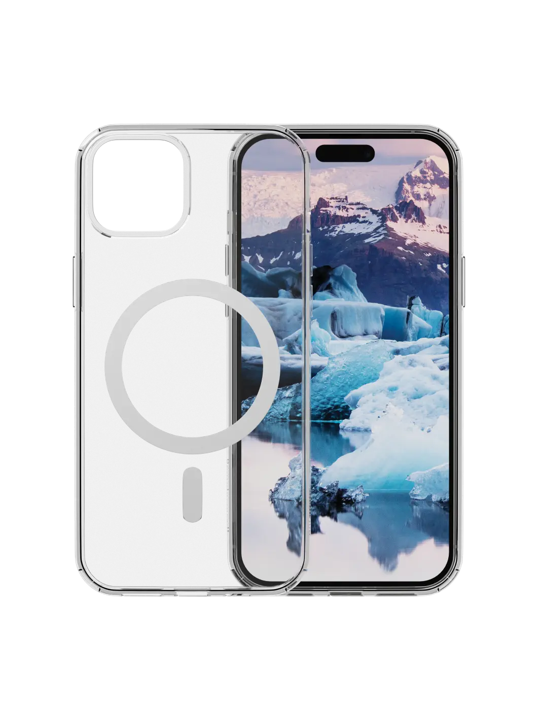 dbramante1928 - Puzdro Iceland Pro s MagSafe pre iPhone 15 Plus, transparentná