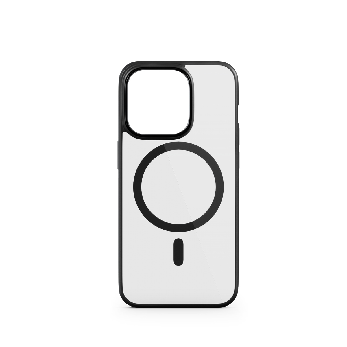 iStores by Epico Hero Magnetic - MagSafe Compatible Case iPhone 15 Pro Max - transparentne čierny
