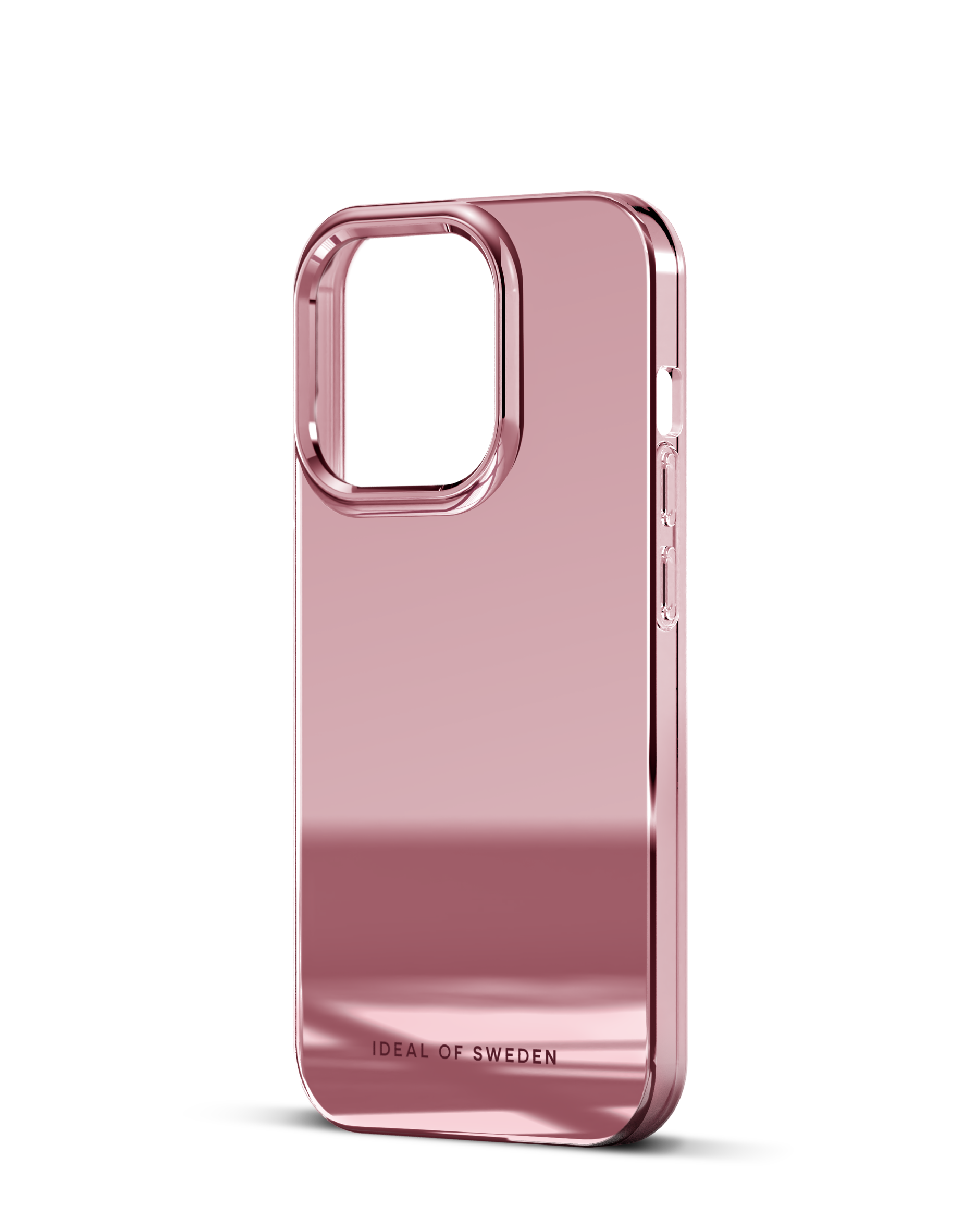 iDeal Fashion Clear Case iPhone 15 Pro Mirror Rose Pink