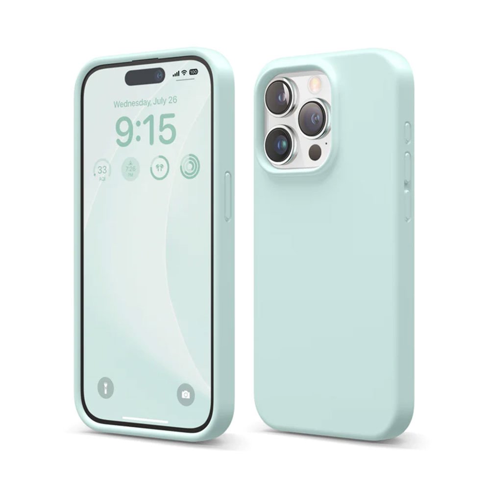 Elago kryt Silicone Case pre iPhone 15 Pro - Mint