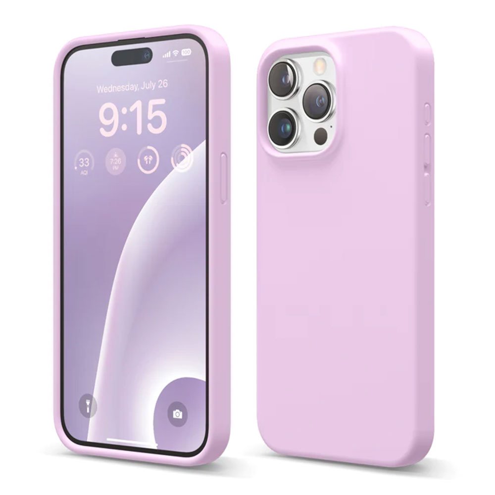 Elago kryt Silicone Case pre iPhone 15 Pro Max - Light Lilac