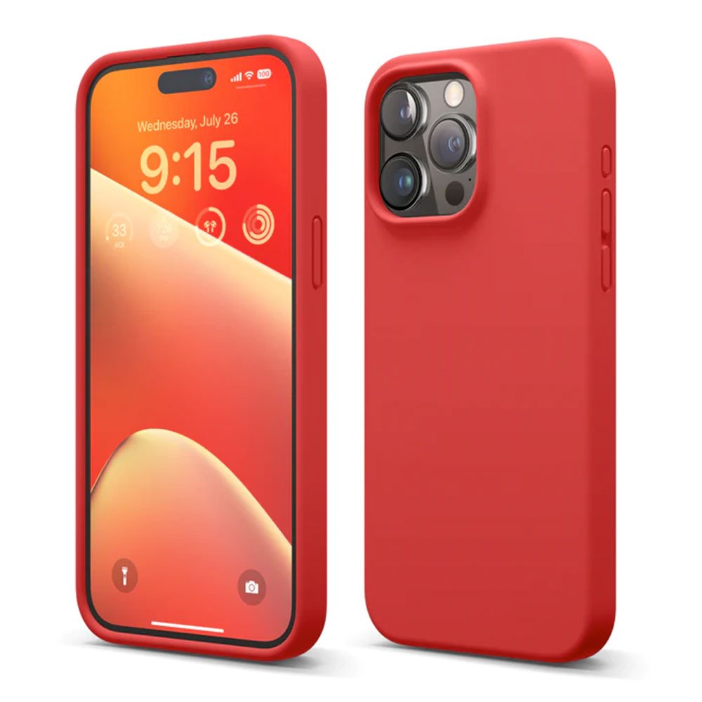 Elago kryt Silicone Case pre iPhone 15 Pro Max - Red