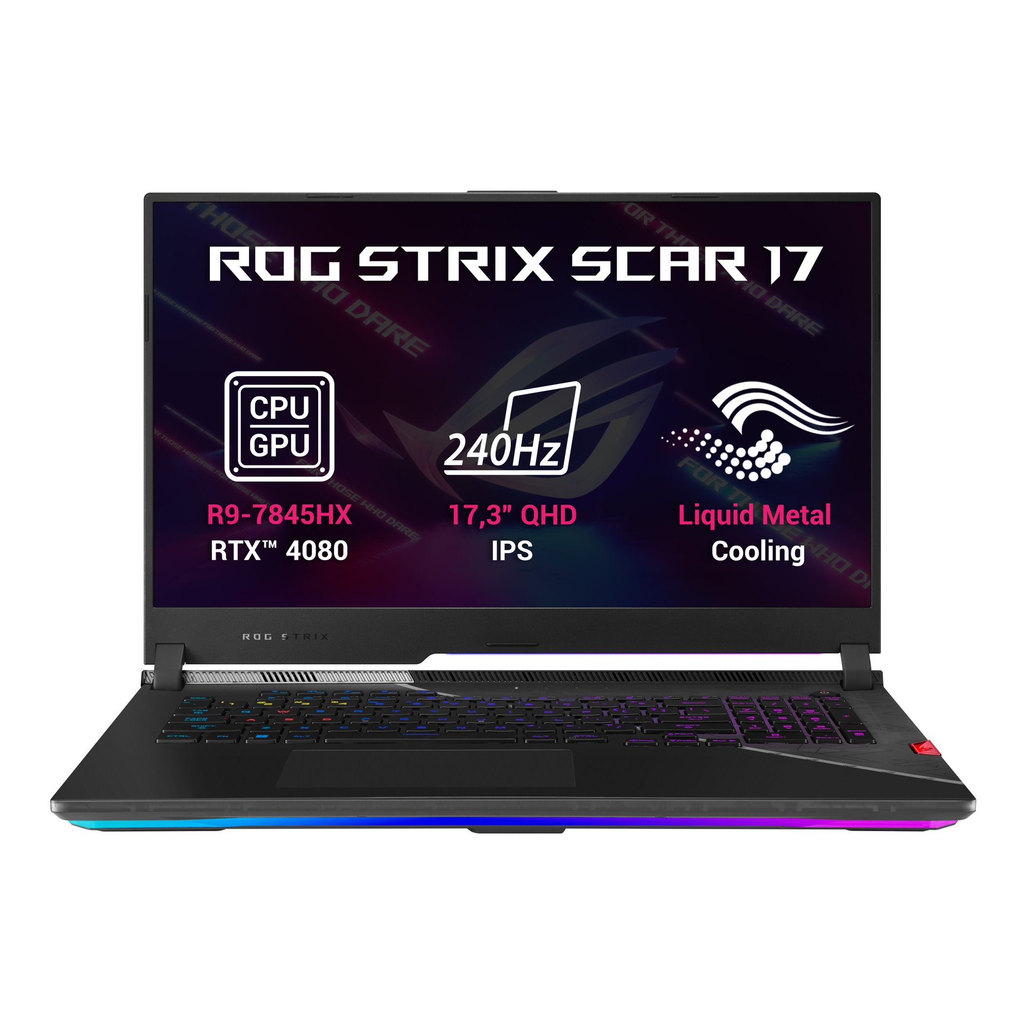 ASUS ROG Strix SCAR 17/R9-7845HX/32GB/1TB SSD/RTX4080/17,3