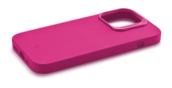 CellularLine SENSATION Plus ochranný silikónový kryt pre Apple iPhone 15 Pro Max, ružový