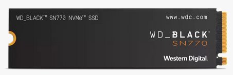 WD Black SN770 SSD 1TB M.2 NVMe Gen4 5150/4900 MBps