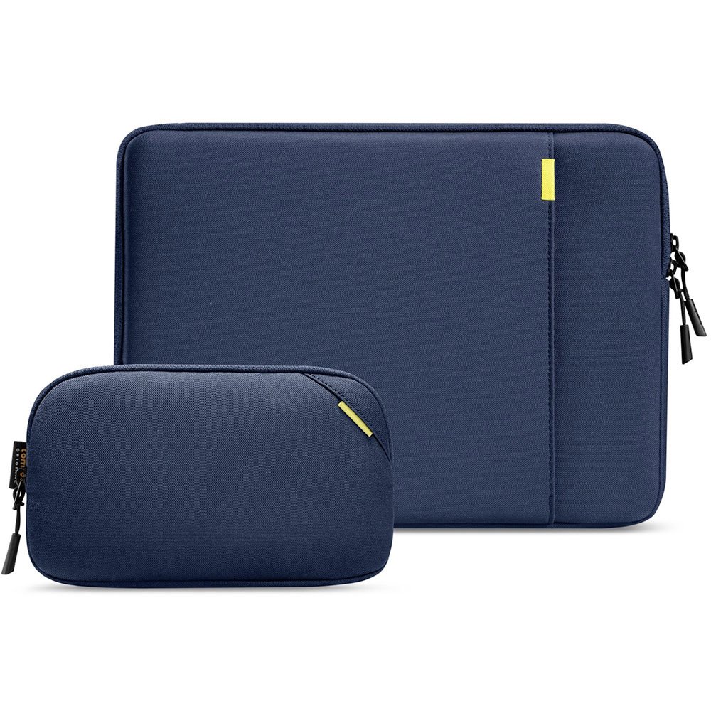 Tomtoc puzdro Recycled Sleeve with Pouch pre Macbook Pro 14" - Navy Blue