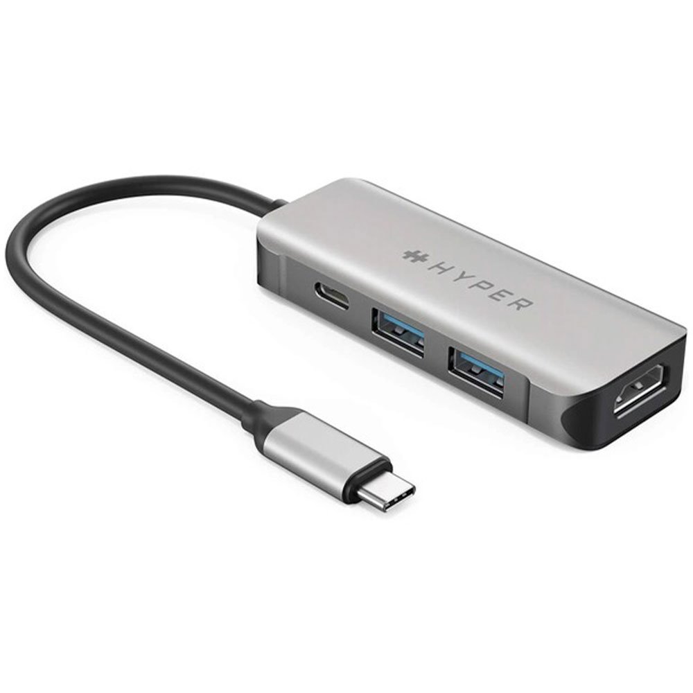 Hyper HyperDrive 4-in-1 USB-C Hub - Silver