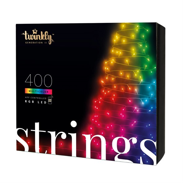 Twinkly - Strings Multicolor RGB 400 Led / 8cm space / BT / WiFi / IP44