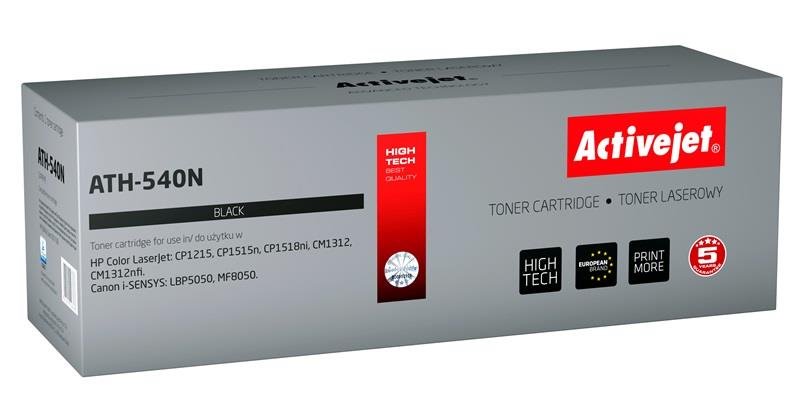 Toner ActiveJet pre HP CB540A Black (Canon CRG716B) LJ 1215/1515 ATH-540N 2400str.