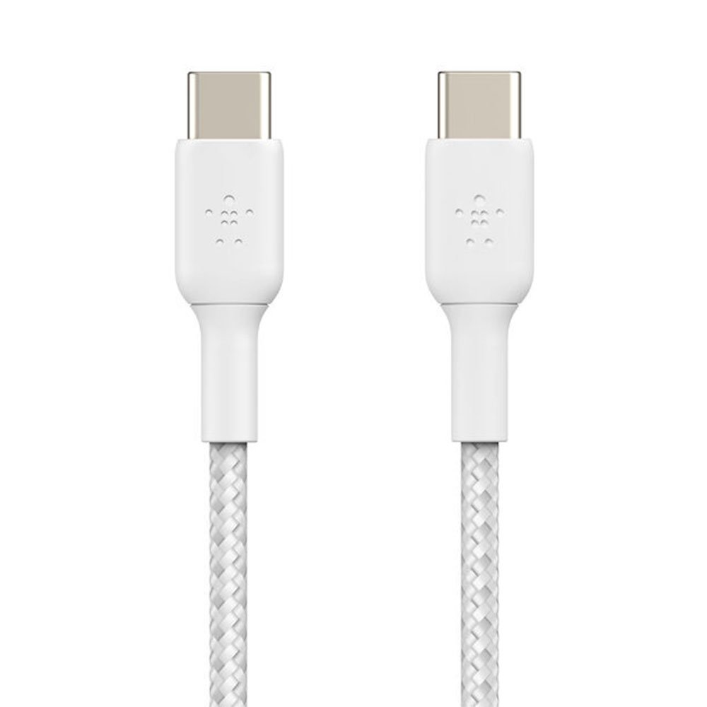 Belkin kábel Boost Charge Braided USB-C to USB-C 1m - White