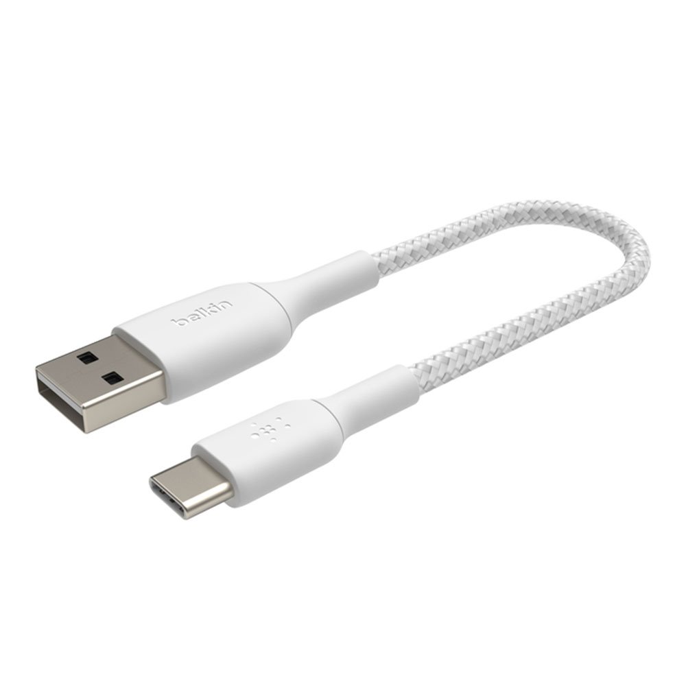 Belkin kabel Boost Charge Braided USB-A to USB-C 15cm - White
