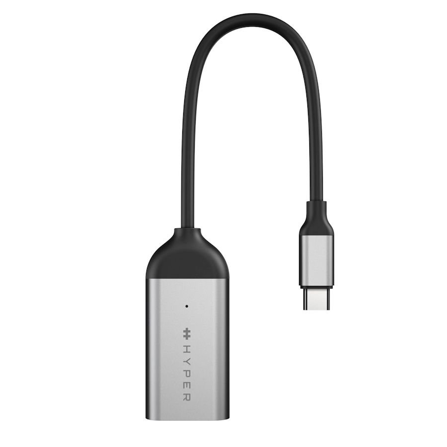 Hyper HyperDrive USB-C to 8K 60Hz / 4K 144Hz HDMI Adapter - Space Gray