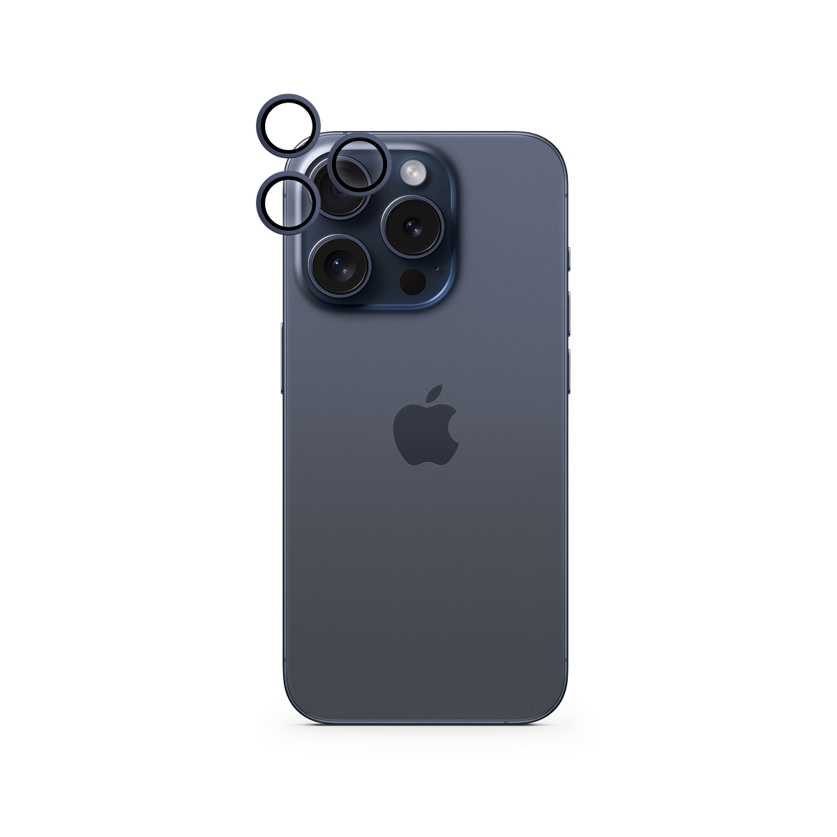 Epico Aluminium Lens Protector for Apple iPhone 15 Pro / 15 Pro Max - modrý titan
