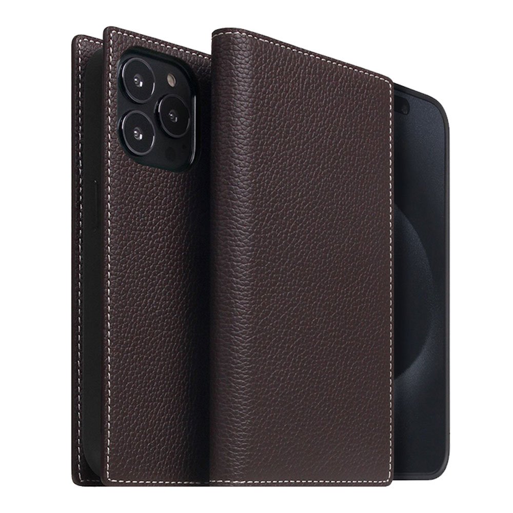 SLG Design puzdro D8 Magsafe Full Grain Leather pre iPhone 15 Pro Max - Brown