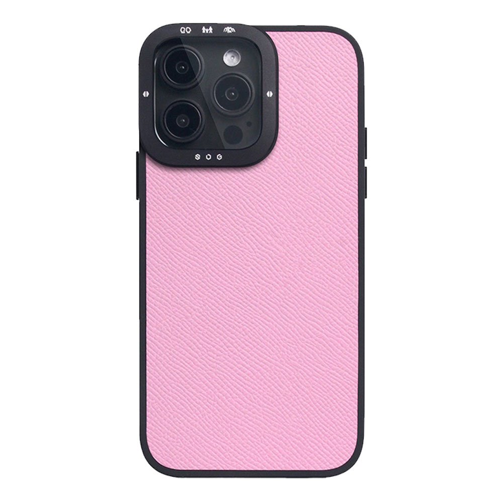 SLG Design kryt D9 France Epsom Leather pre iPhone 15 Pro Max - Pink