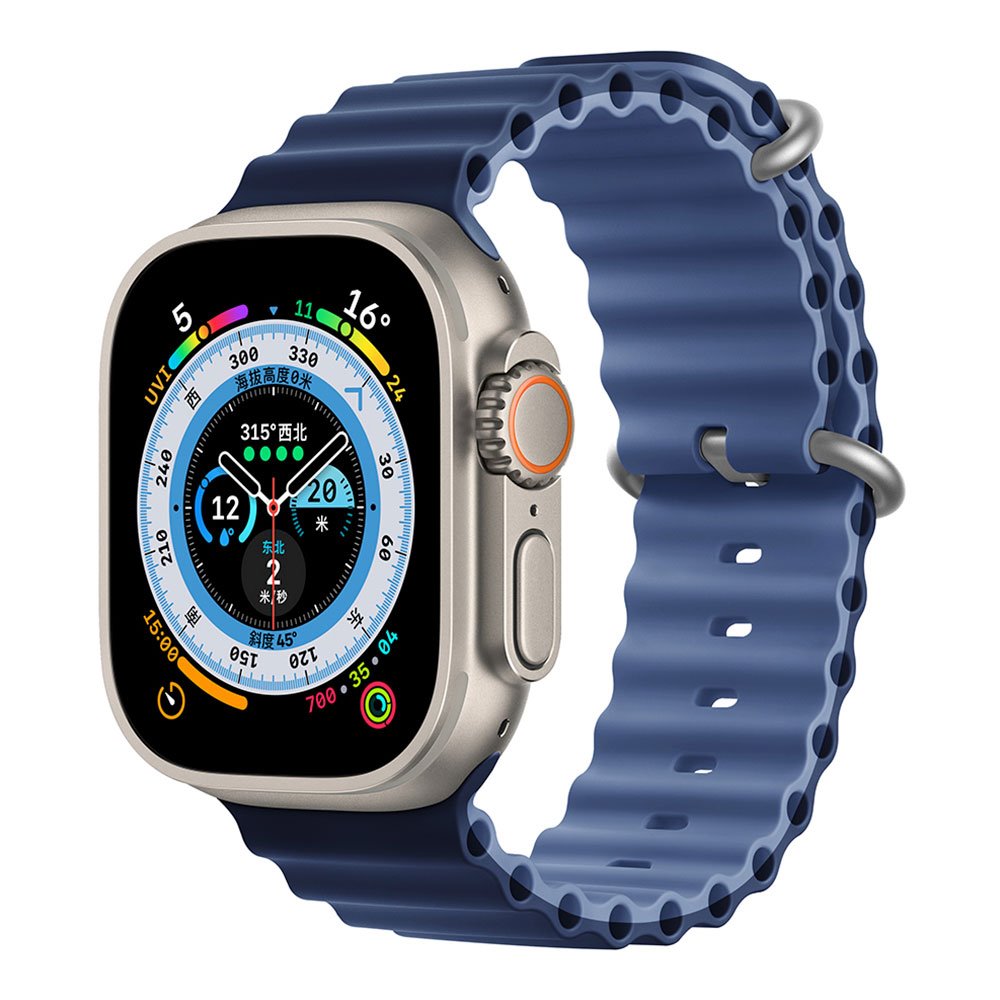 Devia remienok Deluxe Series Sport6 Silicone Two-tone Band 44/45/49mm - Light/Deep Blue
