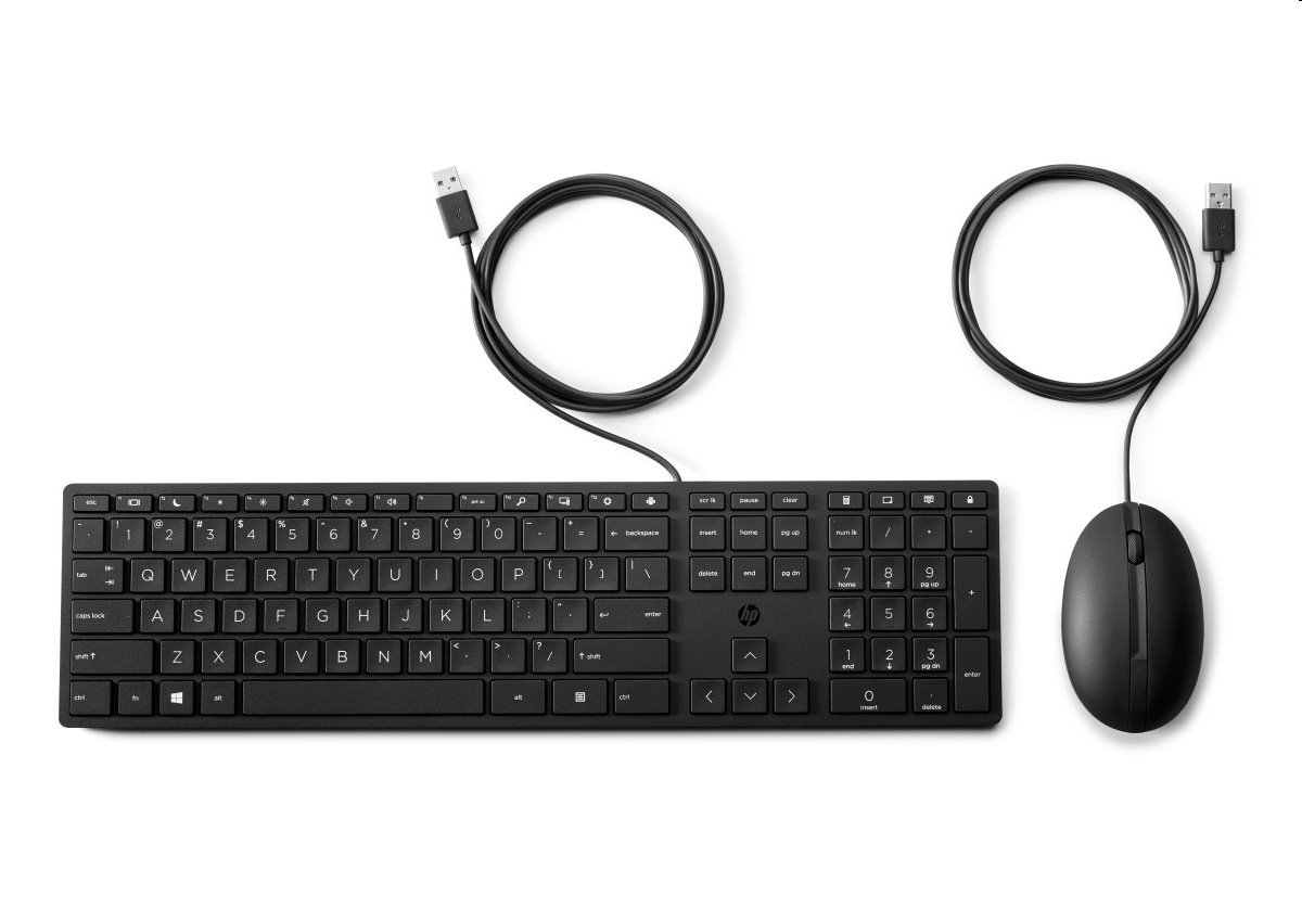 HP USB klávesnica a myš HP Wired Desktop 320MK