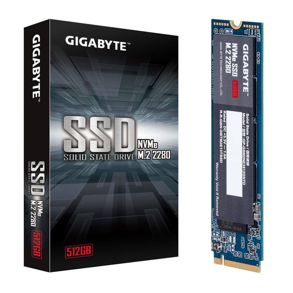 Gigabyte SSD 512GB M.2 NVMe Gen3 1700/1550 MBps
