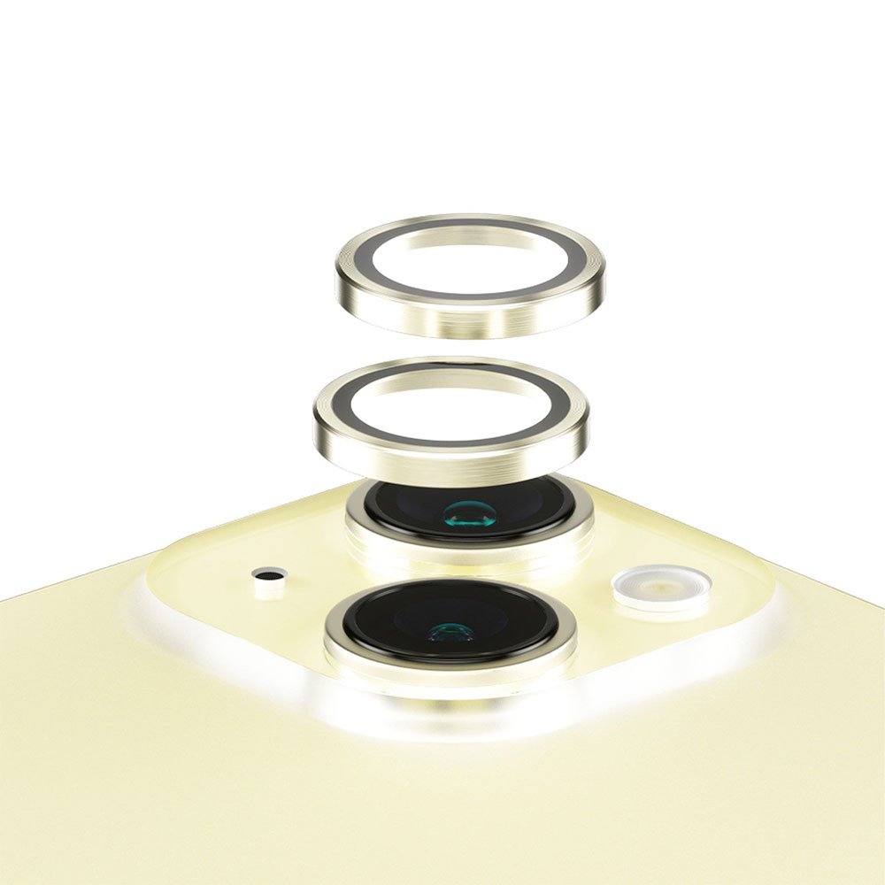 PanzerGlass ochranné sklo Hoops pre iPhone 15/15 Plus - Yellow