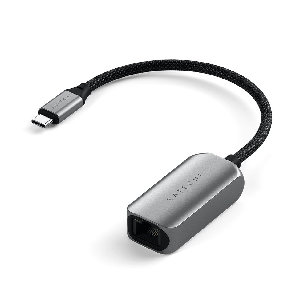 Satechi adaptér USB-C to 2.5 Gigabit Ethernet - Space Gray Aluminium