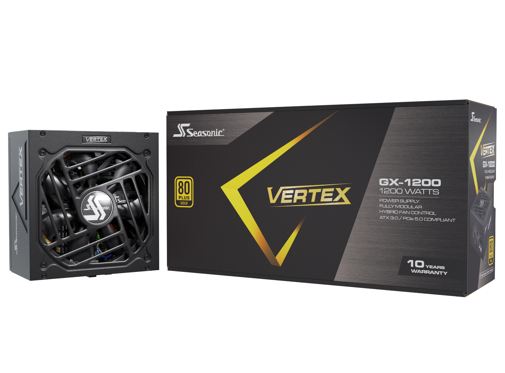 Seasonic VERTEX GX GOLD 1200W ATX 3.0, PCIe 5.0, modular