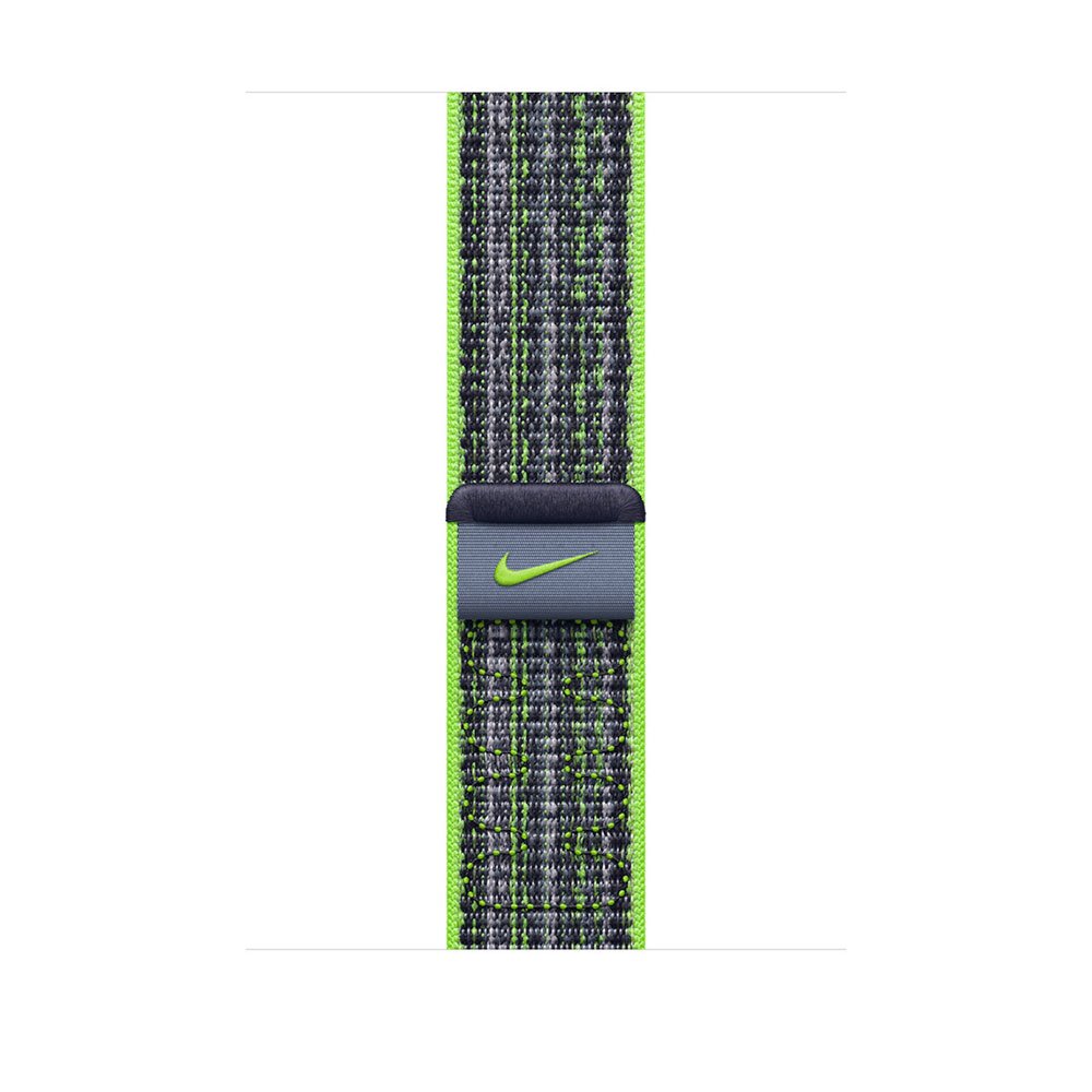 Apple Watch 45mm Bright Green/Blue Nike Sport Loop *Rozbalený*