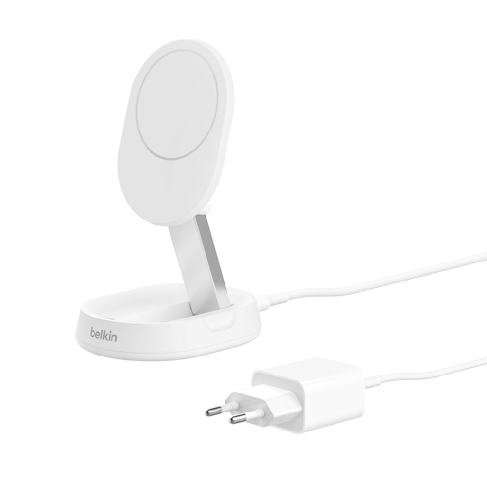Belkin Boost Charge Pro Convertible Magnetic Wireless Charging Stand with Qi2 15W + 20W Charger - White