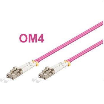 Optický duplex patch kábel 50/125, OM4, LC/LC, 10m