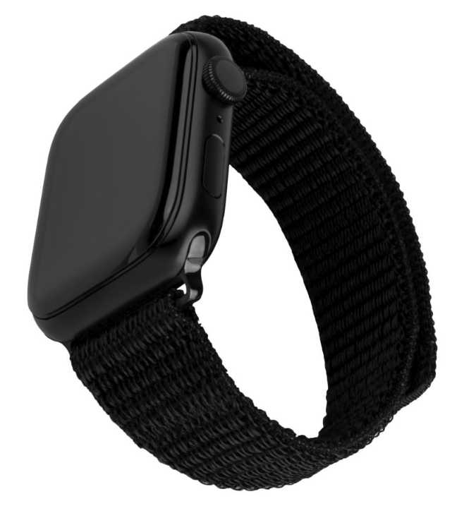 FIXED Nylon Sporty Strap pro Apple Watch Ultra 49 mm, čierny