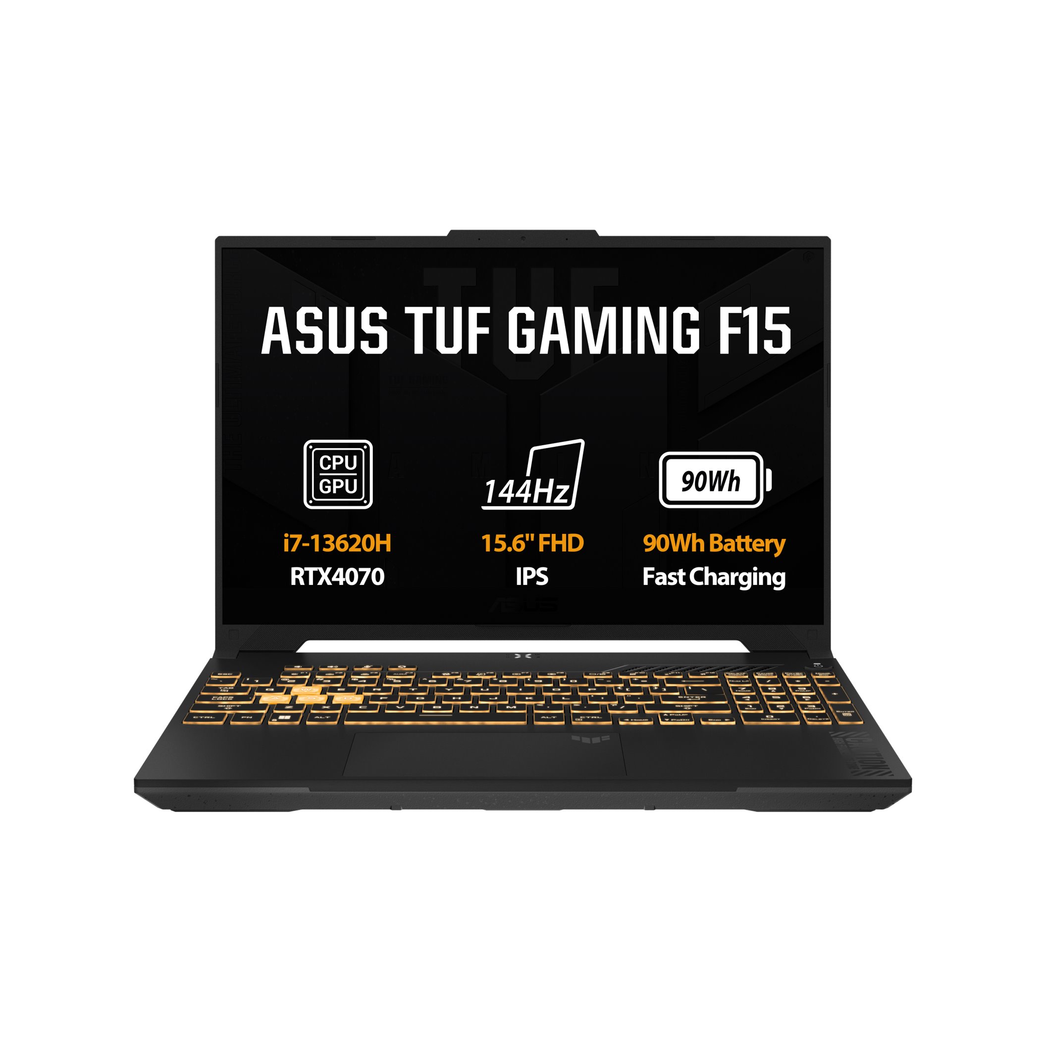 ASUS TUF Gaming F15 FX507VI-LP058W, i7-13620H, 15.6˝ 1920x1080 FHD, RTX 4070/8GB, 16GB, SSD 1TB, W11H