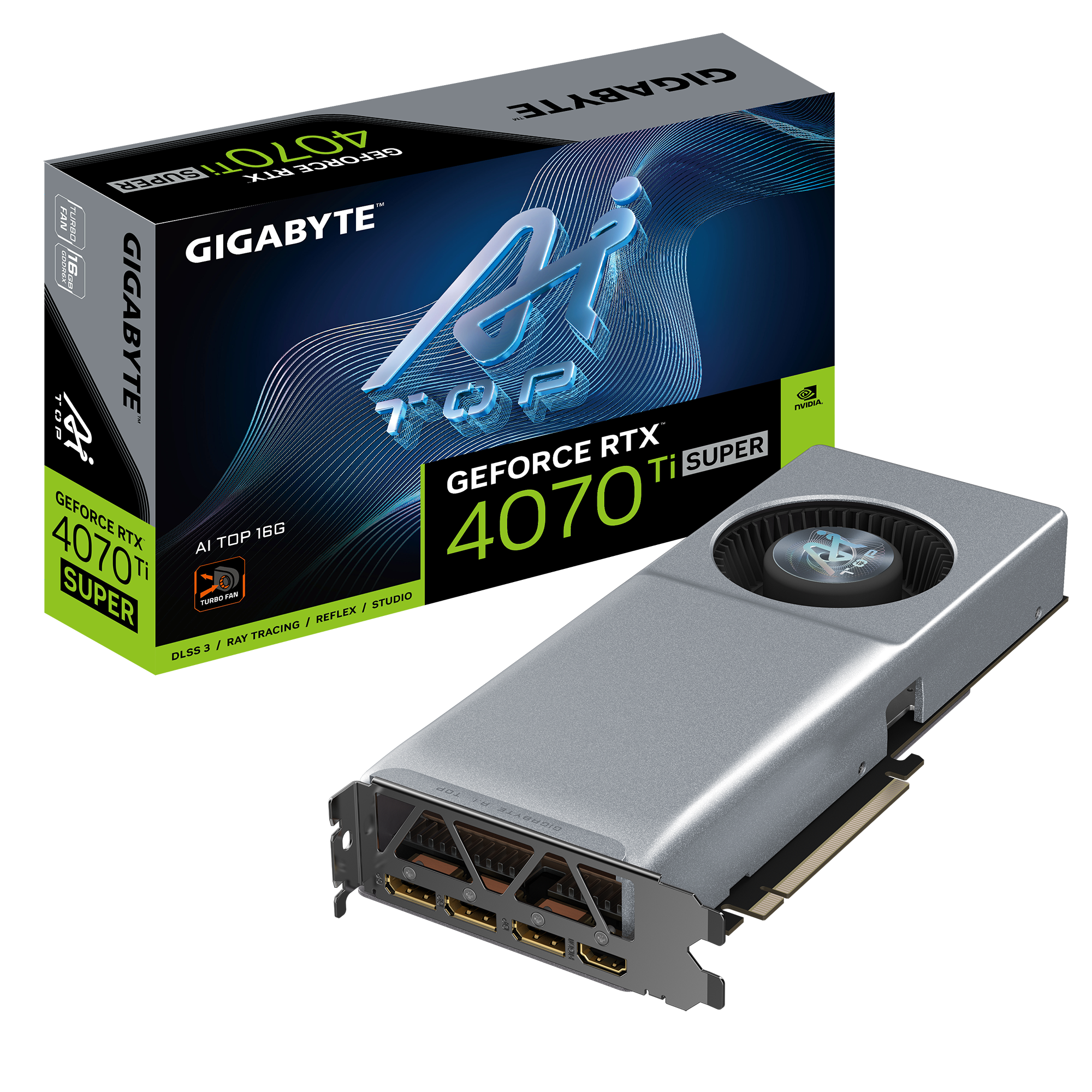 GIGABYTE GeForce RTX 4070 Ti Super AI TOP 16GB GDDR6x